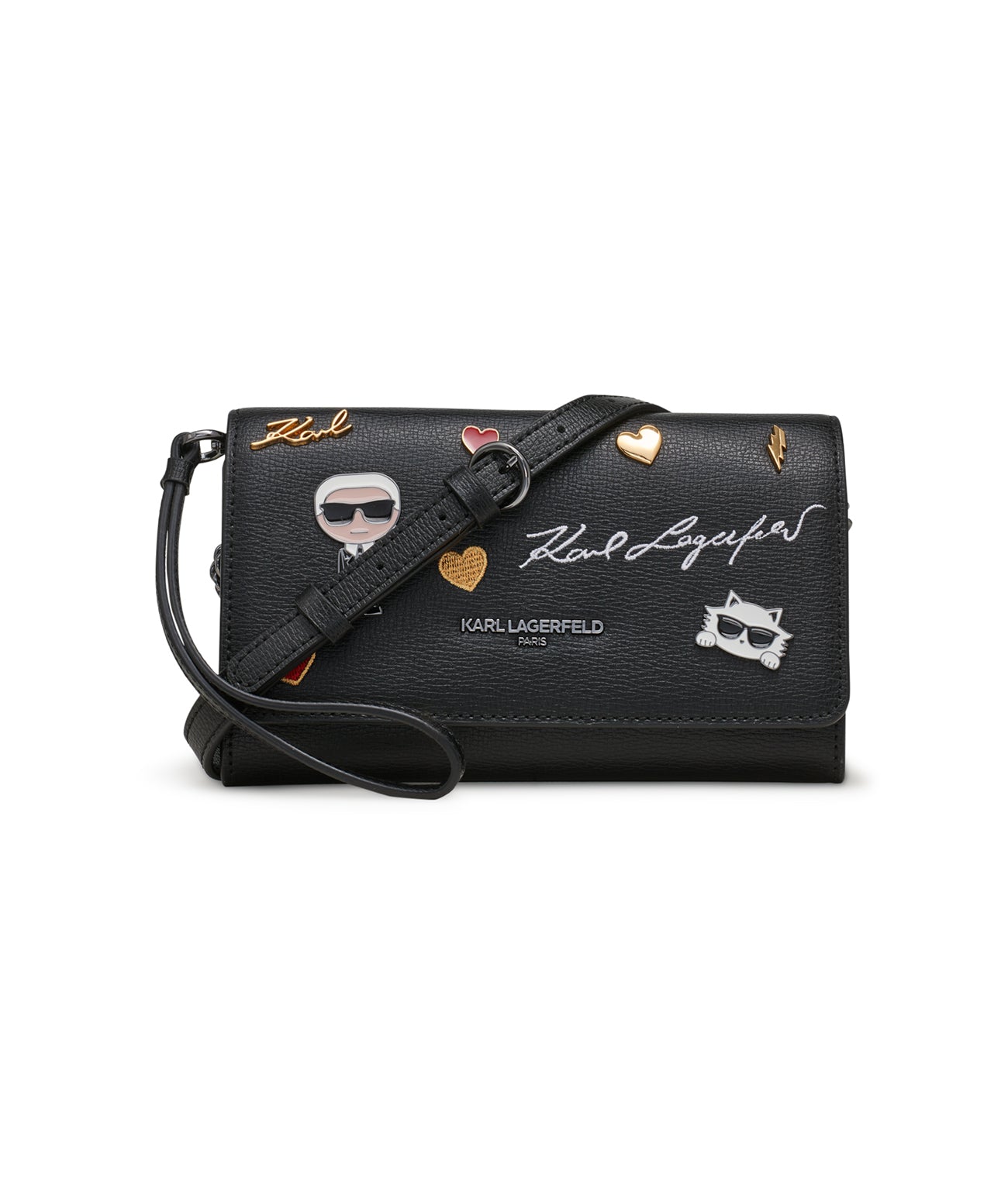 LOURDES CROSSBODY WITH WRISTLET STRAP | Karl Lagerfeld Paris