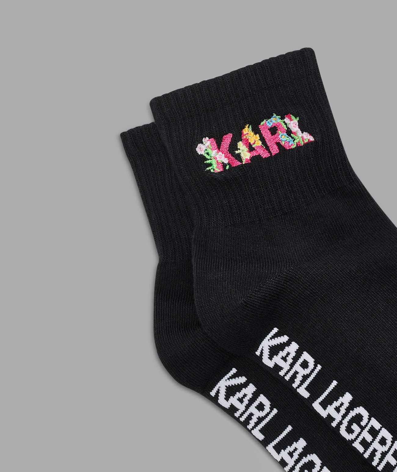 2 PACK FLORAL KARL ANKLE SOCK SET VIEW 3