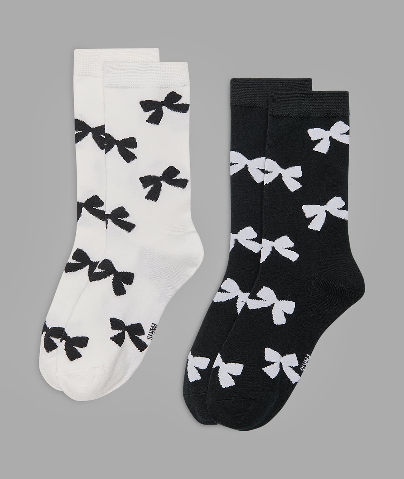 2 PACK BOW CREW SOCK View 2 | Gifts Under $50