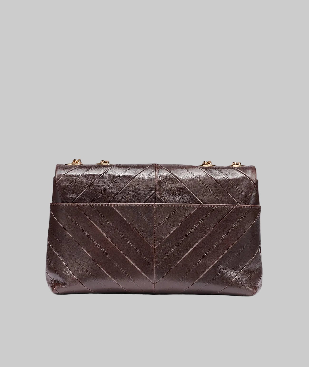 LAFAYETTE CHEVRON EEL SHOULDER BAG VIEW 3 | Dress and Handbag Essentials
