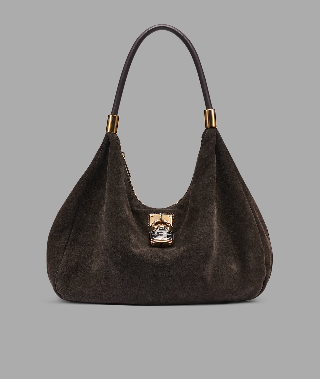 MAELYNN SUEDE HOBO FUDGE VIEW 1