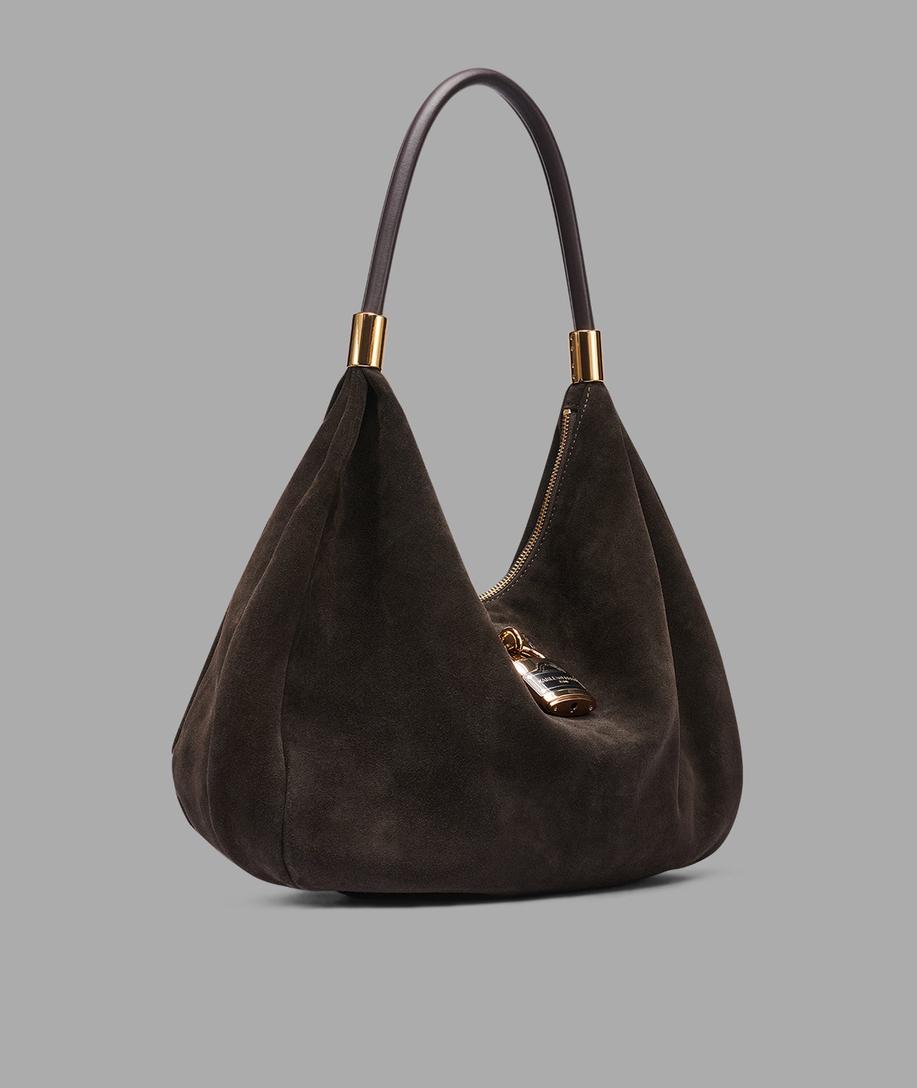 MAELYNN SUEDE HOBO FUDGE VIEW 2