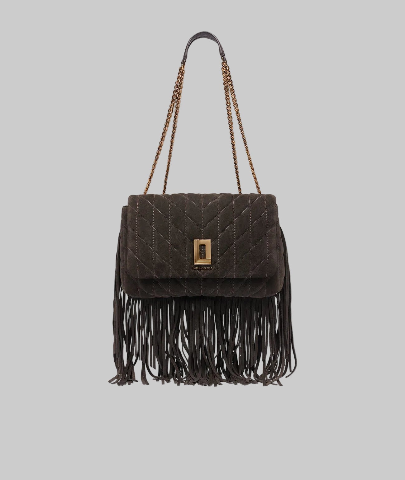 LAFAYETTE SUEDE FRINGE SHOULDER VIEW 1