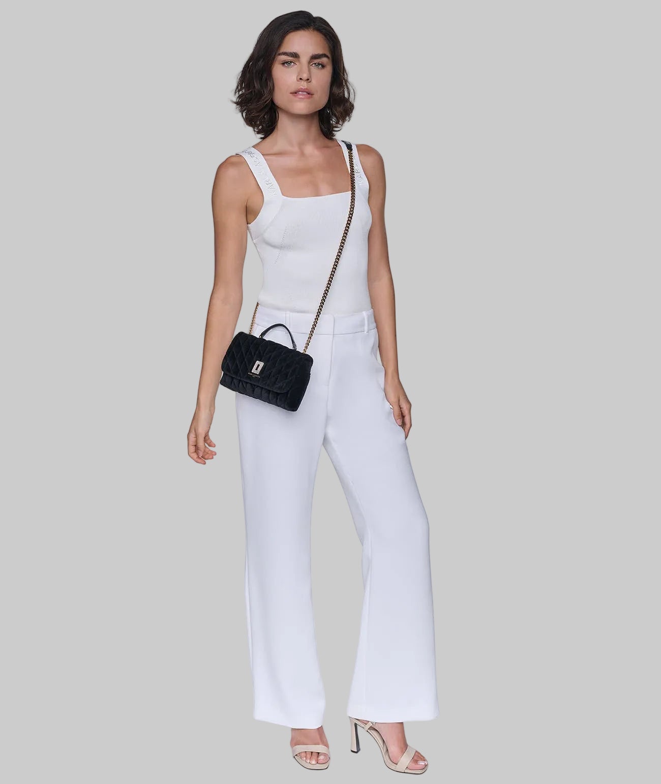 LAFAYETTE SMALL VELVET CROSSBODY WITH PAVE VIEW 7