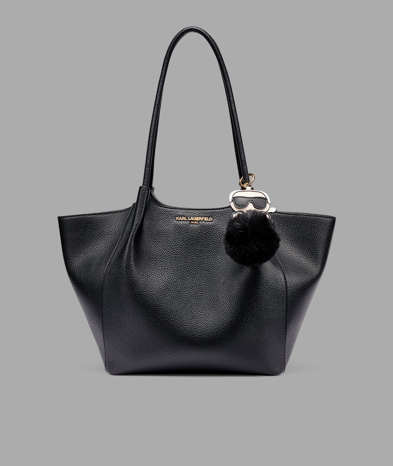 CROIX TOTE WITH KARL POM View 1 | Dress and Handbag Essentials
