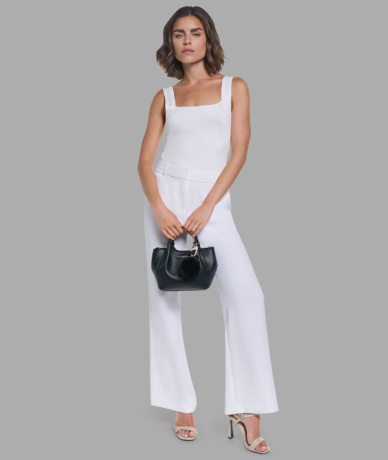 CROIX CROSSBODY WITH KARL POM VIEW 7 | Dress and Handbag Essentials