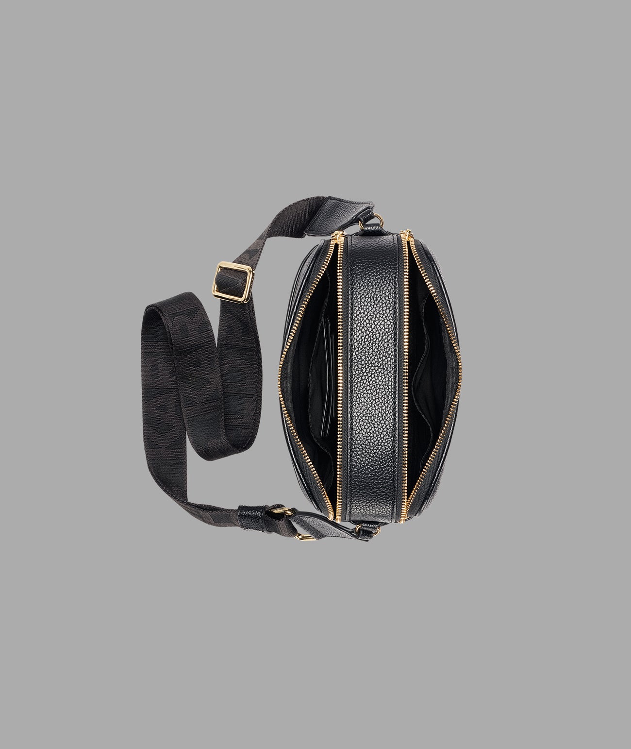 MAYBELLE CROSSBODY DEBOSS LOGO BLACK VIEW 4