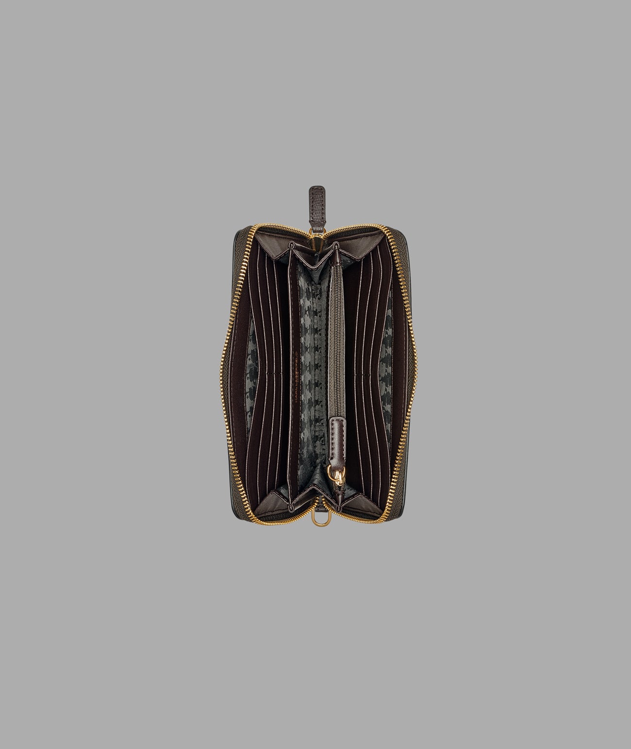 WALLET LARGE ZIP WITH CATE PINS VIEW 5