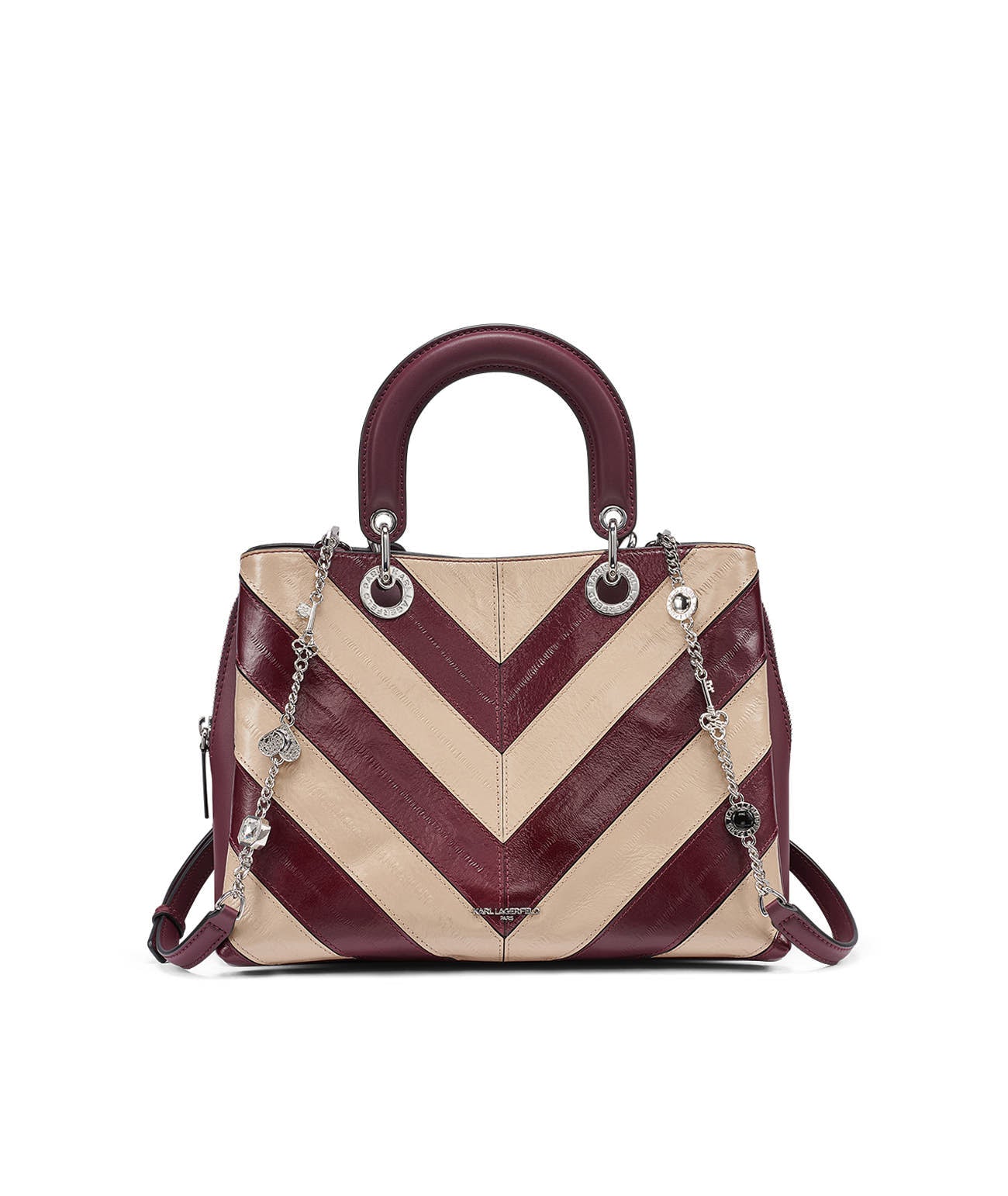 BENOITE CHEVRON EEL SATCHEL VIEW 1