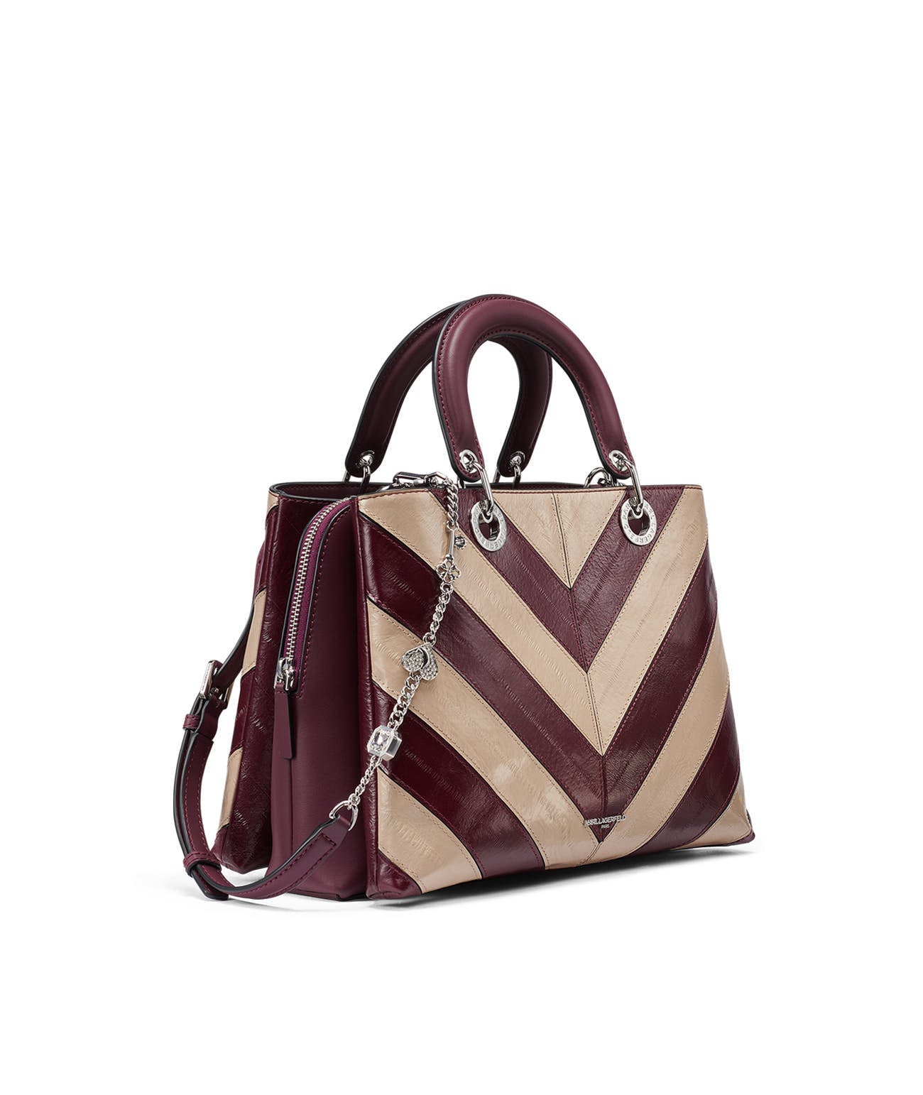 BENOITE CHEVRON EEL SATCHEL VIEW 2