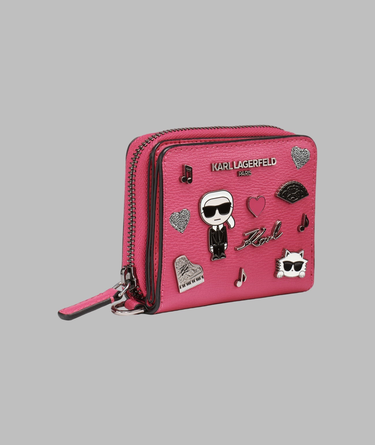 SMALL ZIP WALLET WITH PINS View 2 | Women's Sale