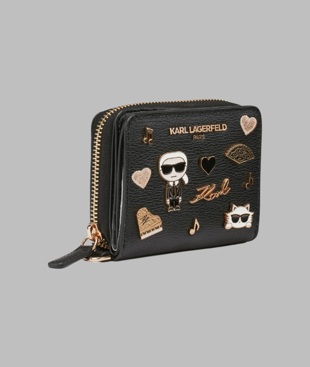 SMALL ZIP WALLET WITH PINS View 2 | Women's Sale