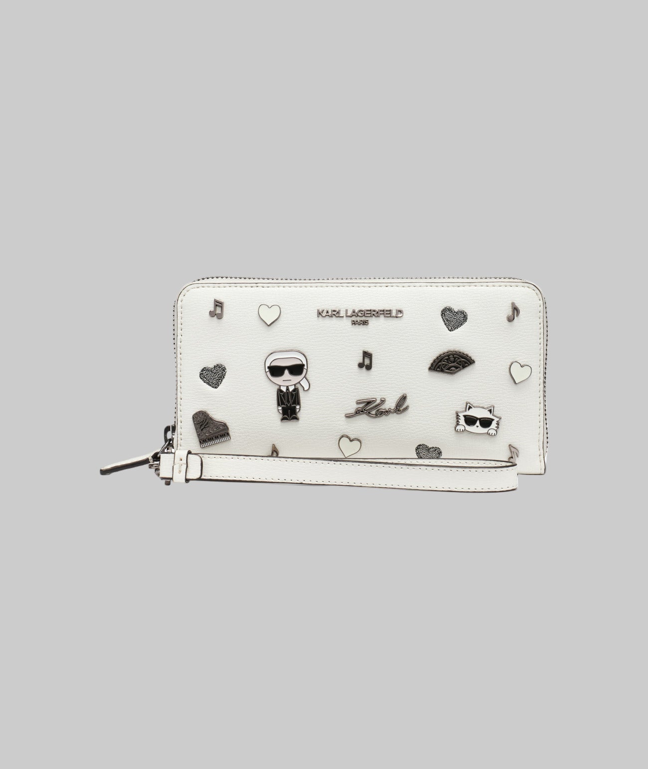 Large Zip Wallet With Pins | Wallets | Karl Lagerfeld Paris