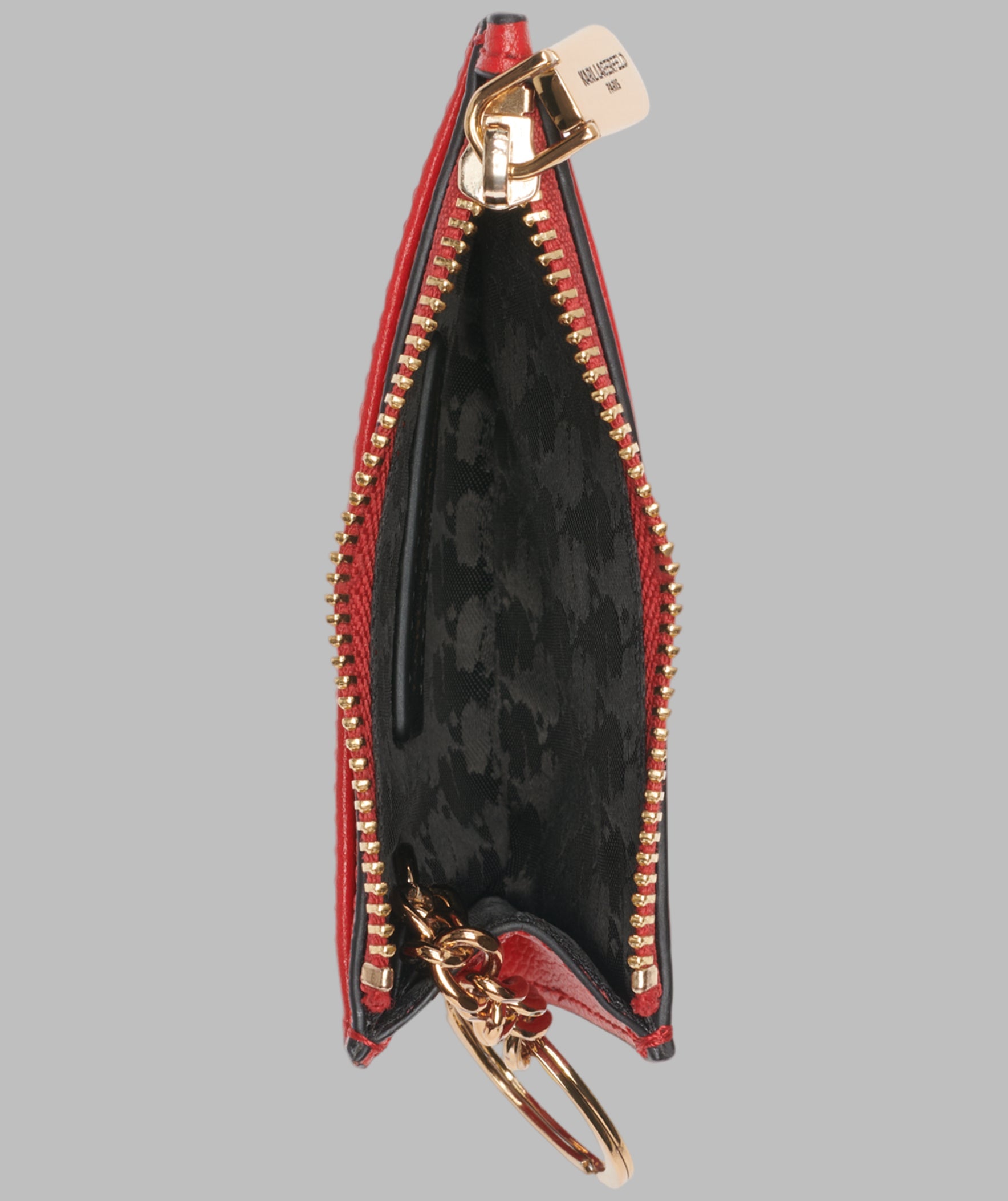 Karl Et Choupette Leather Pin Card Case | Karl Lagerfeld Paris