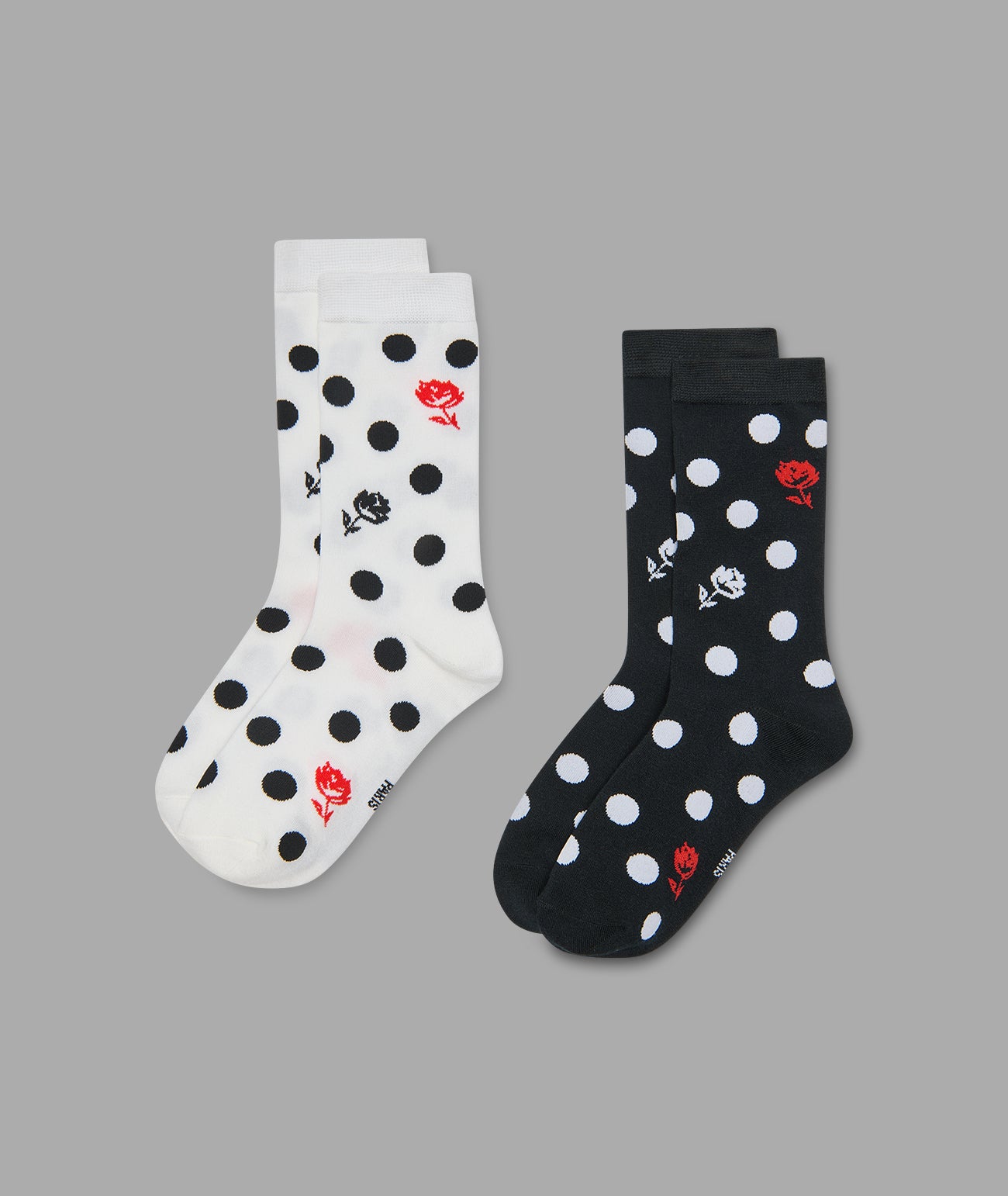 POLKA DOT CREW SOCKS 2-PACK View 2 | Women's Accessories