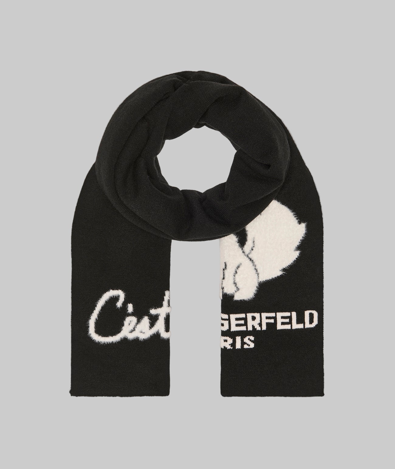 C'EST MOI CHOUPETTE SCARF View 2 | Ikonic Karl