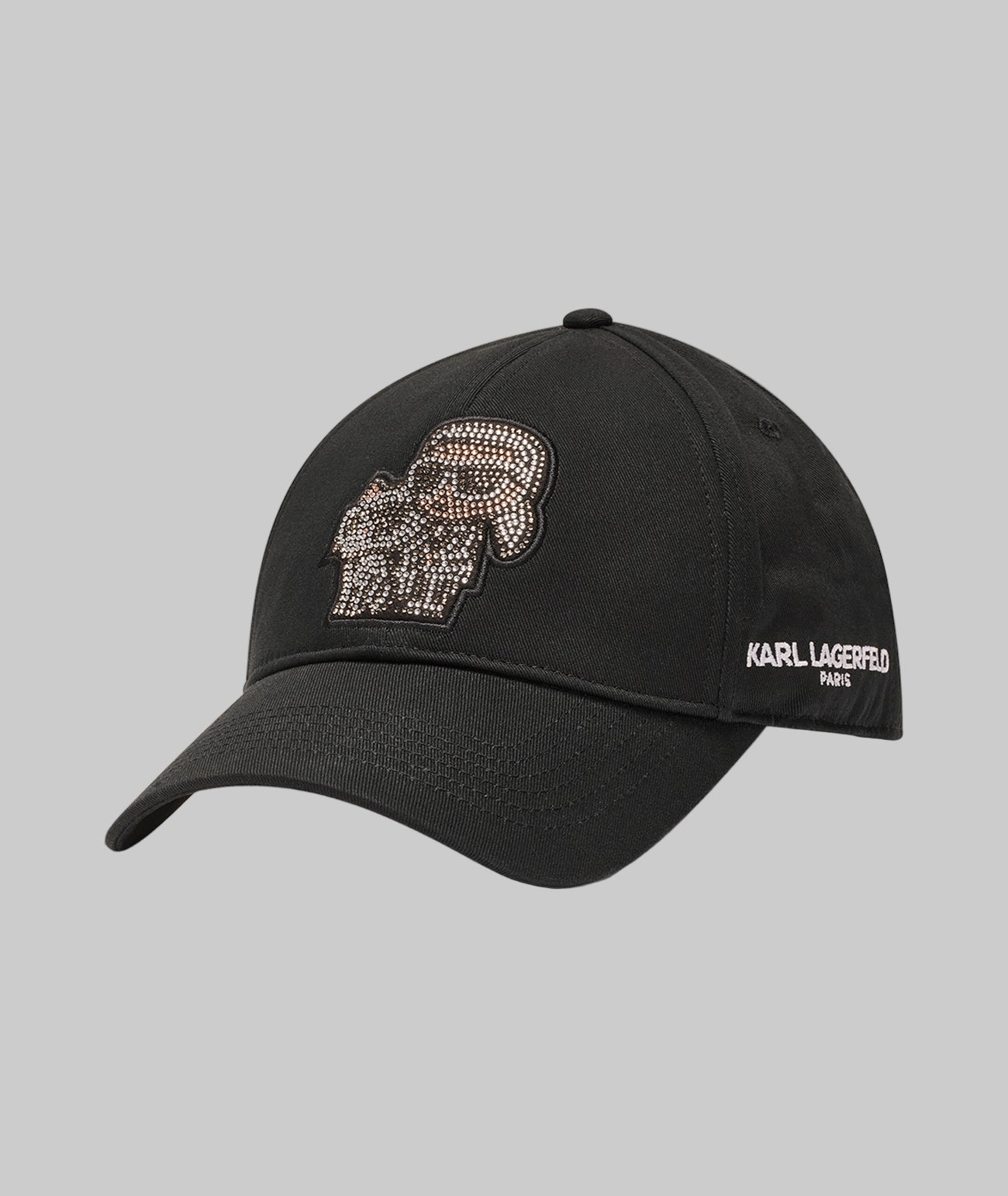KARL & CHOUP RHINESTONE BASEBALL CAP View 2 | Products