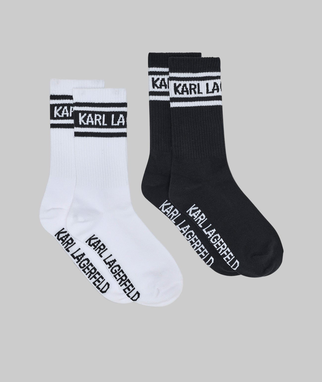 KARL LOGO CREW SOCKS 2 PACK View 1 | Products