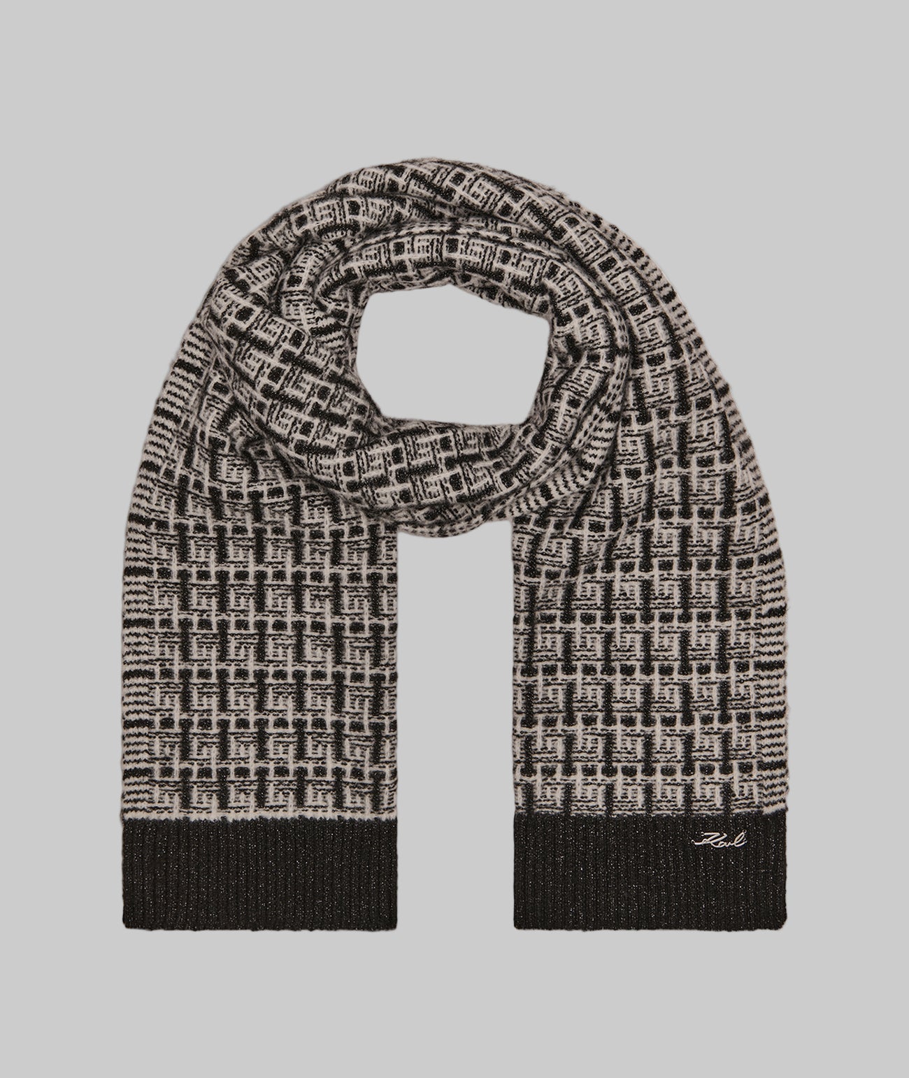 Tweed Shine Scarf | Karl Lagerfeld Paris