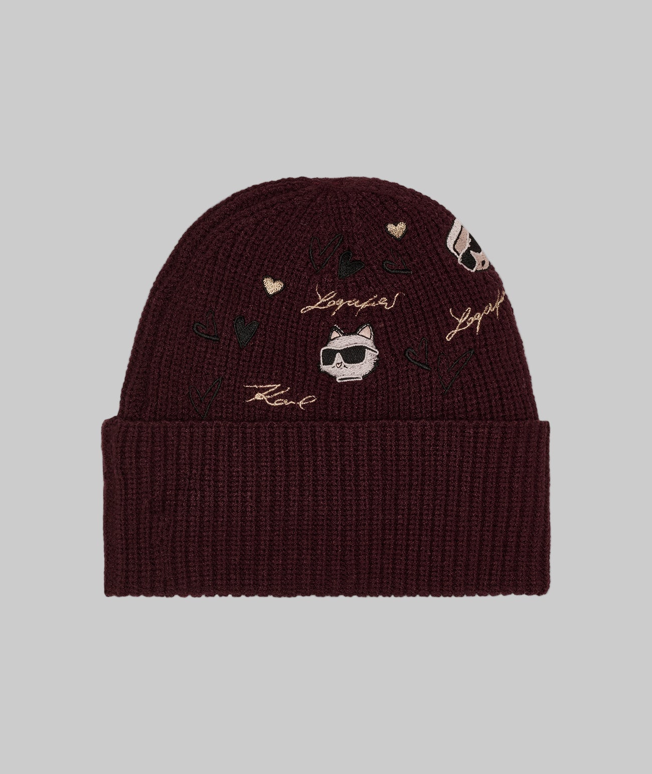 KARL ICONS KUFF BEANIE View 2 | Women's Accessories