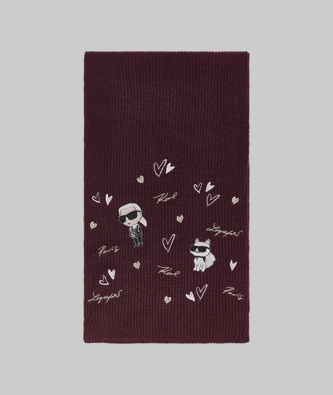 KARL ICONS SCARF VIEW 3 | Women's Scarves