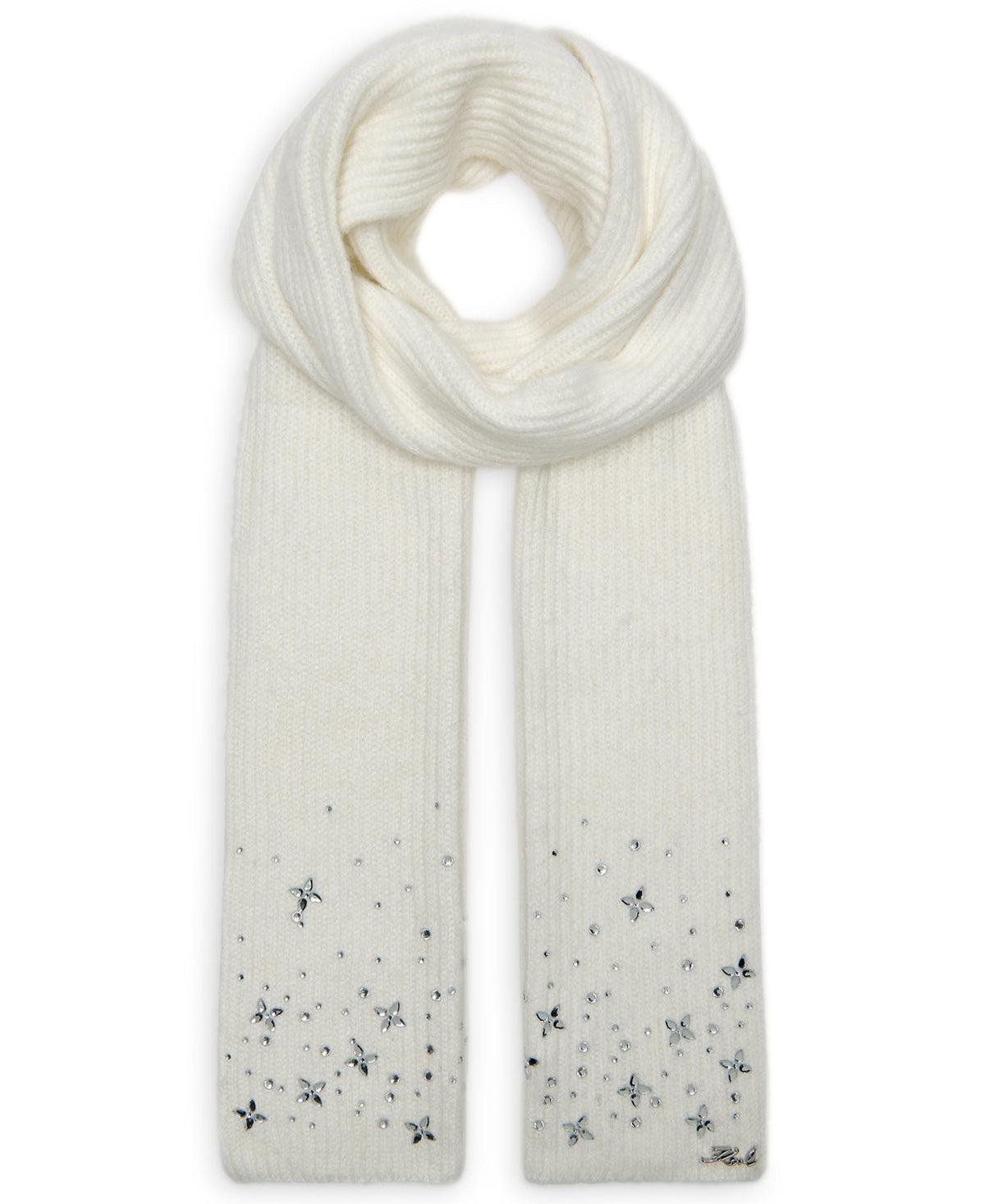 KRYSTAL KARL STUD SCARF VIEW 1