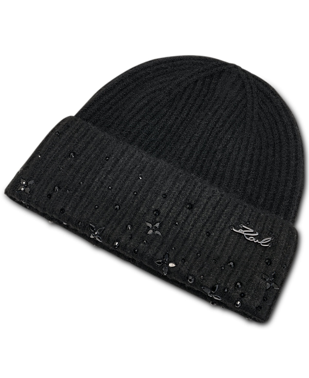 KRYSTAL KARL STUD BEANIE VIEW 3