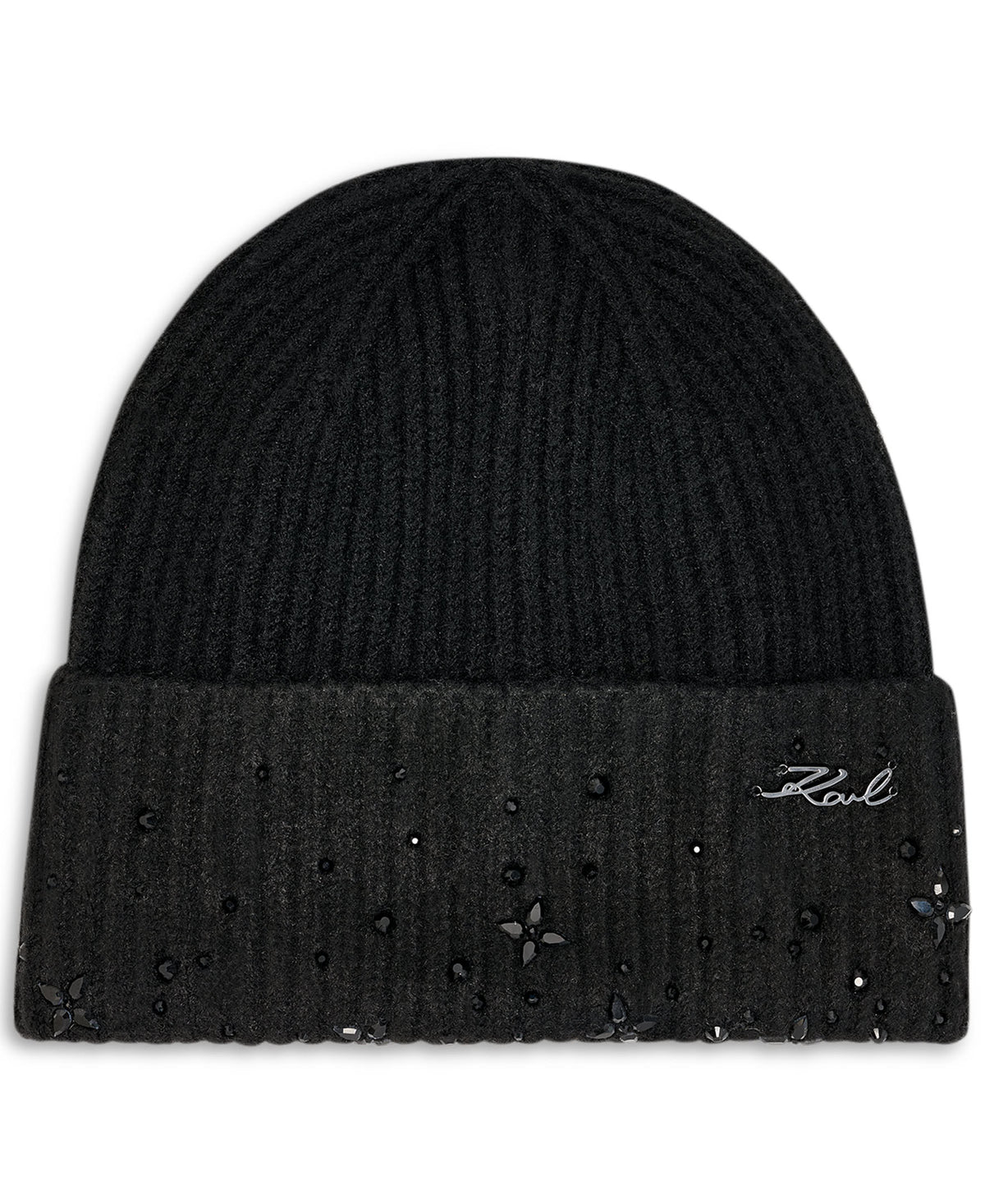 KRYSTAL KARL STUD BEANIE VIEW 1
