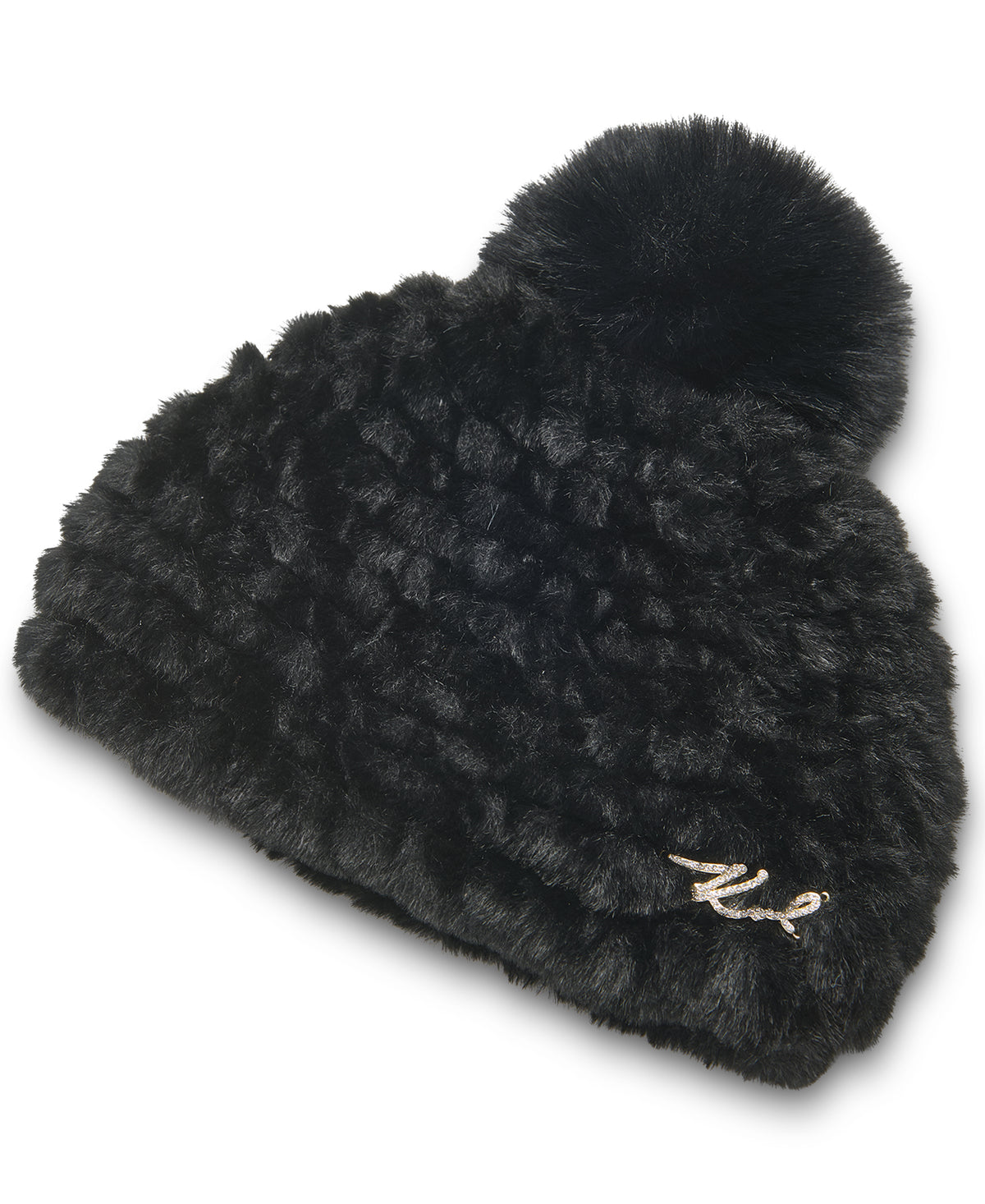 FAUX FUR KNIT BEANIE VIEW 3 | Women's Hats