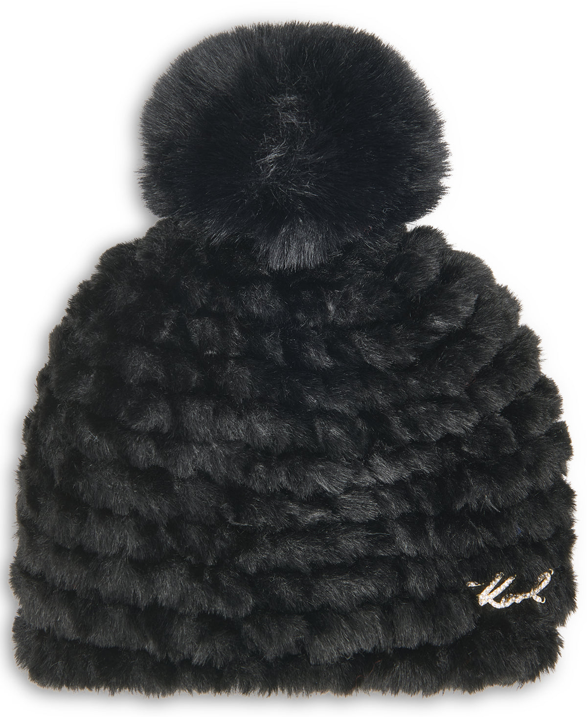 FAUX FUR KNIT BEANIE View 2 | Women's Hats
