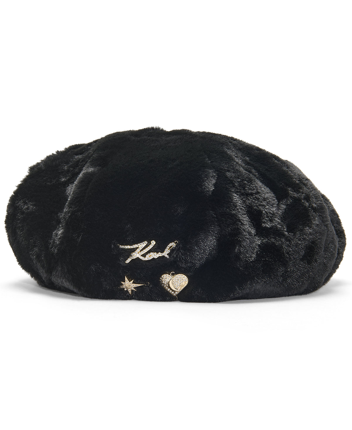 FAUX FUR BERET VIEW 1