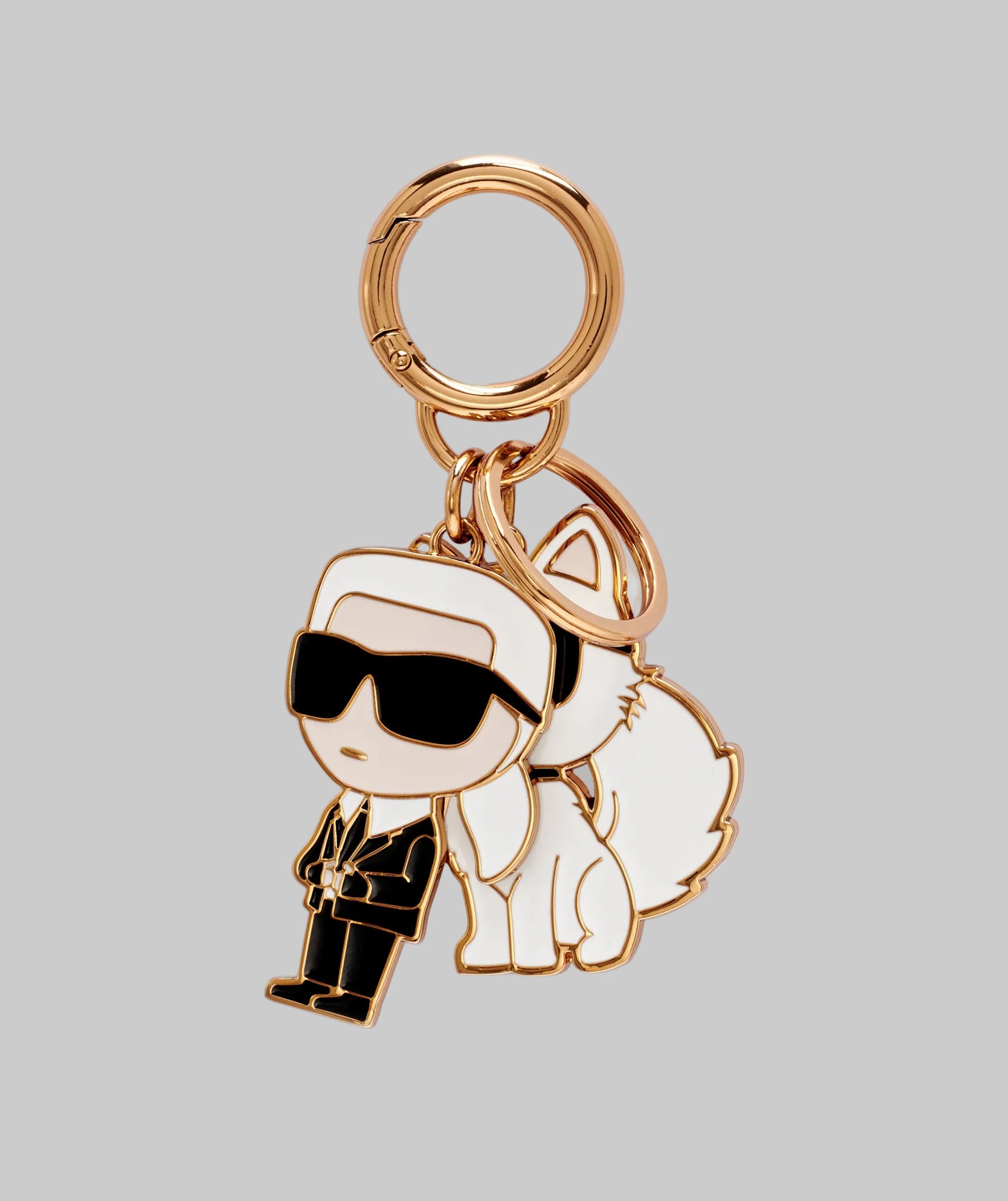 KARL & CHOUPETTE DUO BAG CHARM View 2 | Women's Accessories