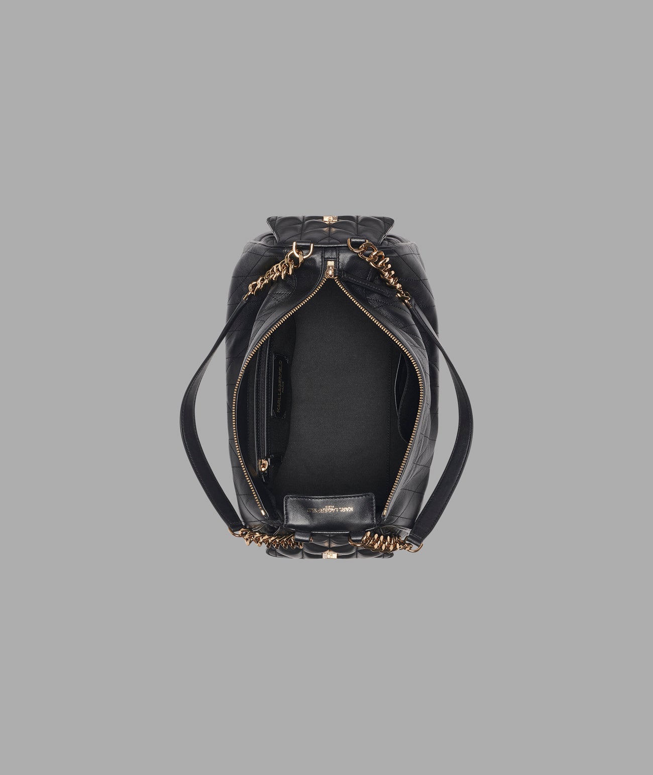 LAFAYETTE SATCHEL WITH KARL PUFF CHARM VIEW 4 | New Arrivals