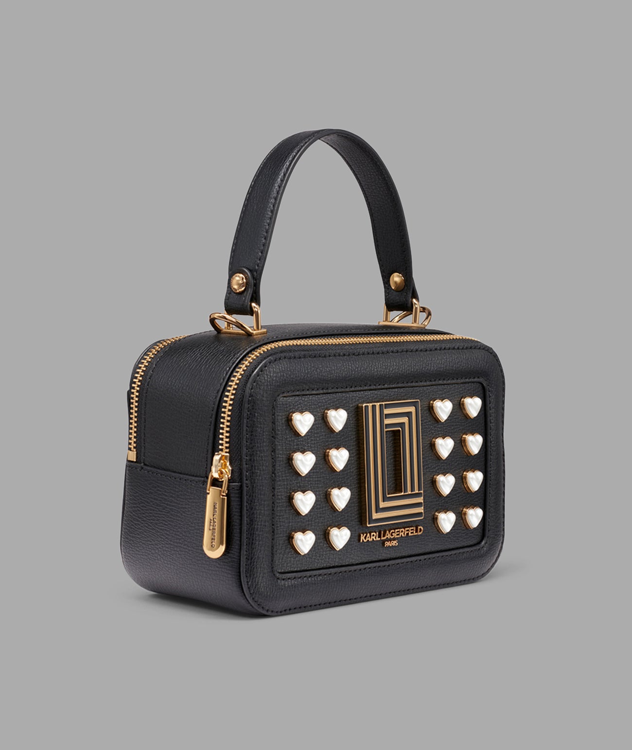 Simone Crossbody Lotus With Pearl Hearts | Crossbodies & Satchels