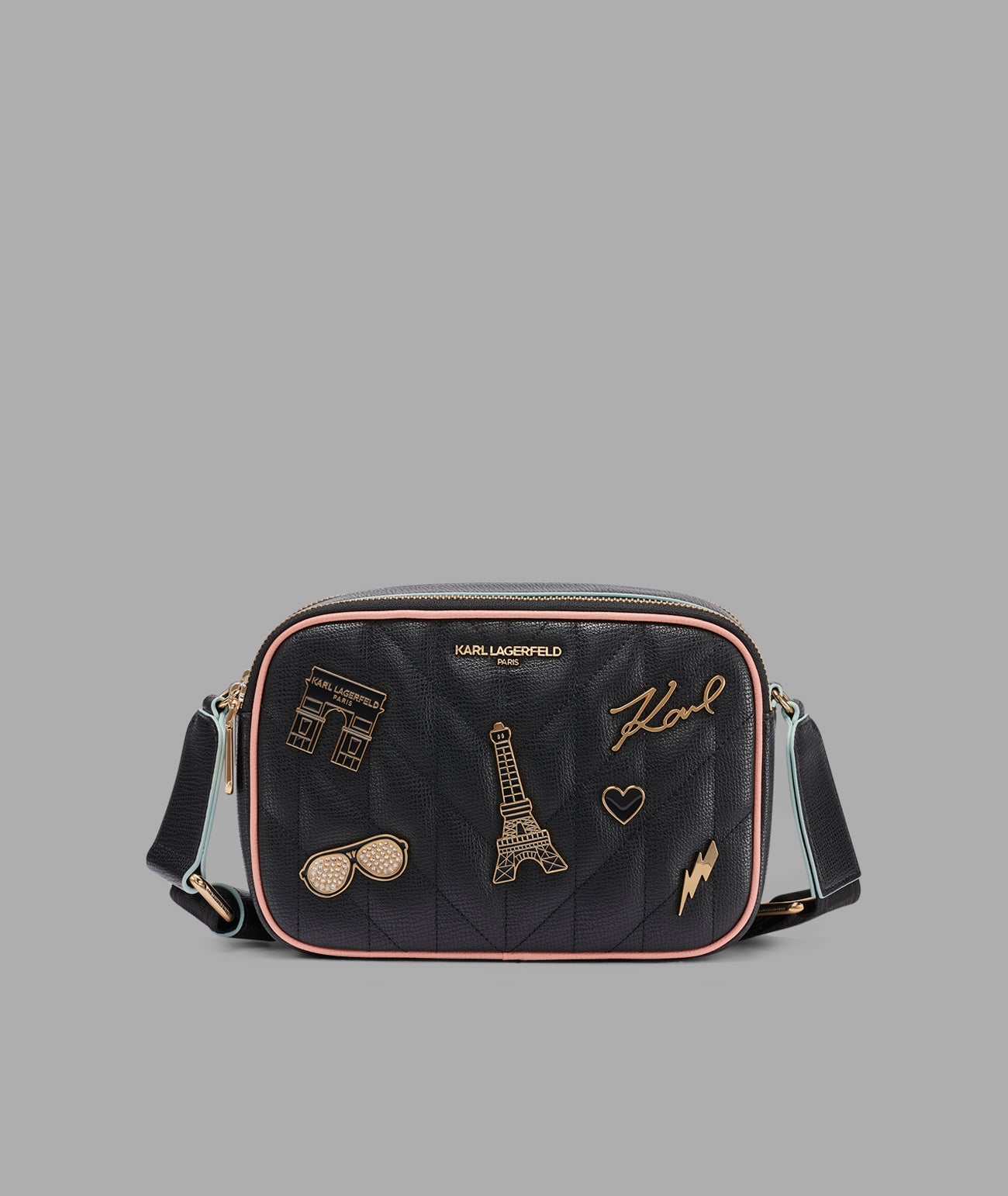 Maybelle Crossbody With Paris Pins | Crossbodies & Satchels | Karl