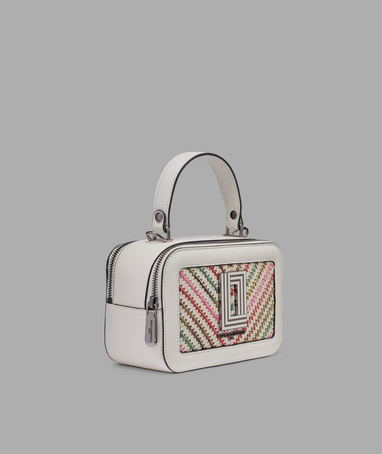 Simone Raffia Crossbody | Crossbodies & Satchels | Karl Lagerfeld