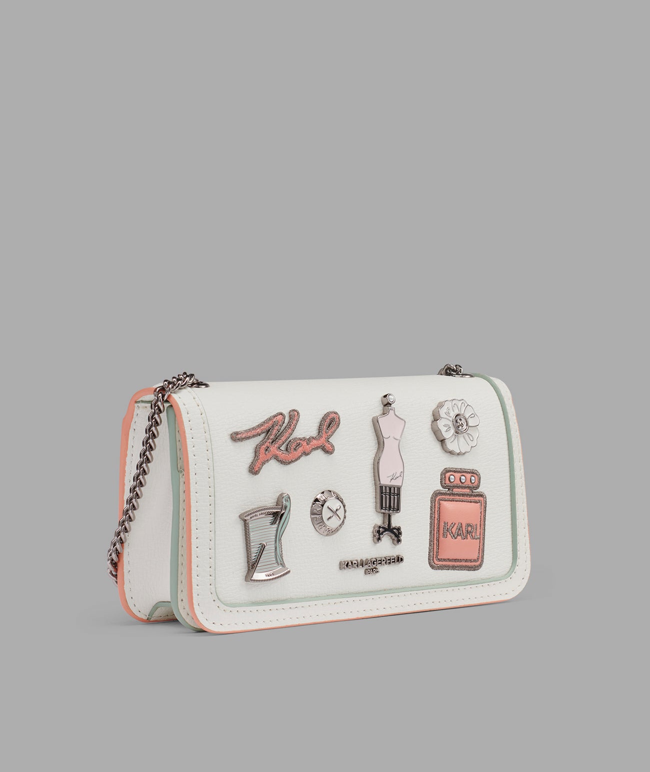 Kosette Shoulder Bag With Oversized Fashion Pins | Shoulder Bags