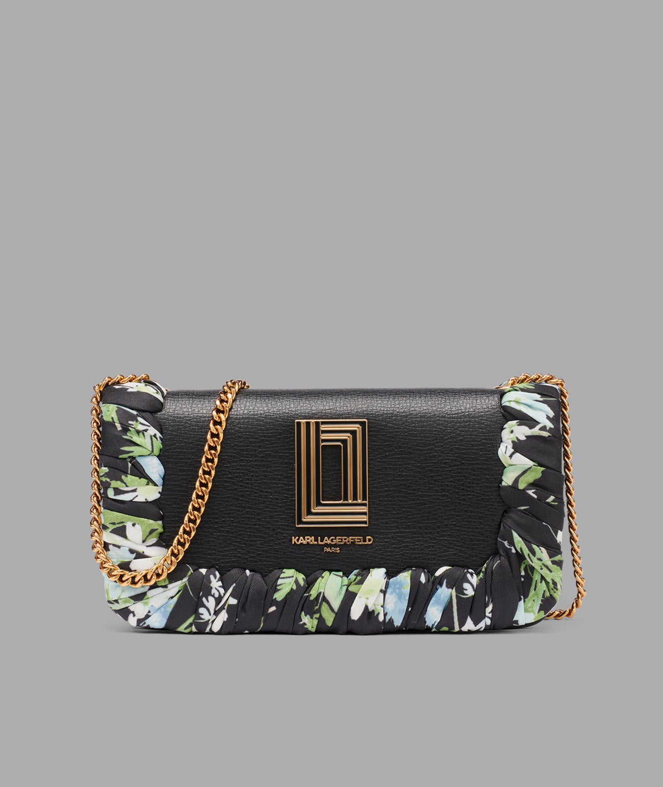 KOSETTE SHOULDER BAG WITH FLORAL SCARF View 1 | Women's Shoulder Bags