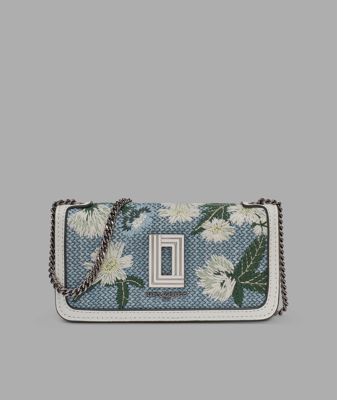 Kosette Floral Raffia Shoulder Bag | Shoulder Bags | Karl