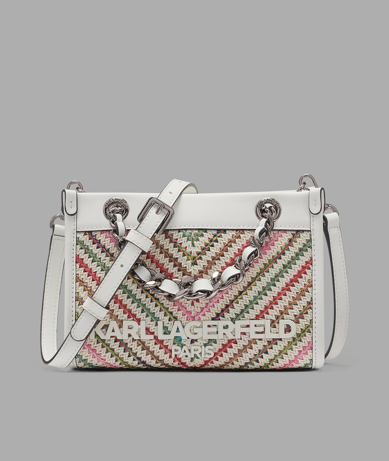 SAVOIE RAFFIA MINI CROSSBODY WITH CHAIN STRAP View 1 | Products