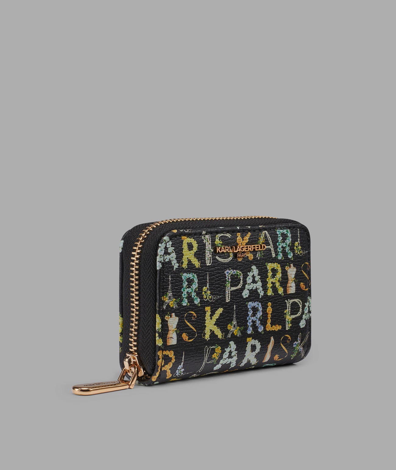 ZIP WALLET WITH KARL ATELIER LOGO View 2 | Products