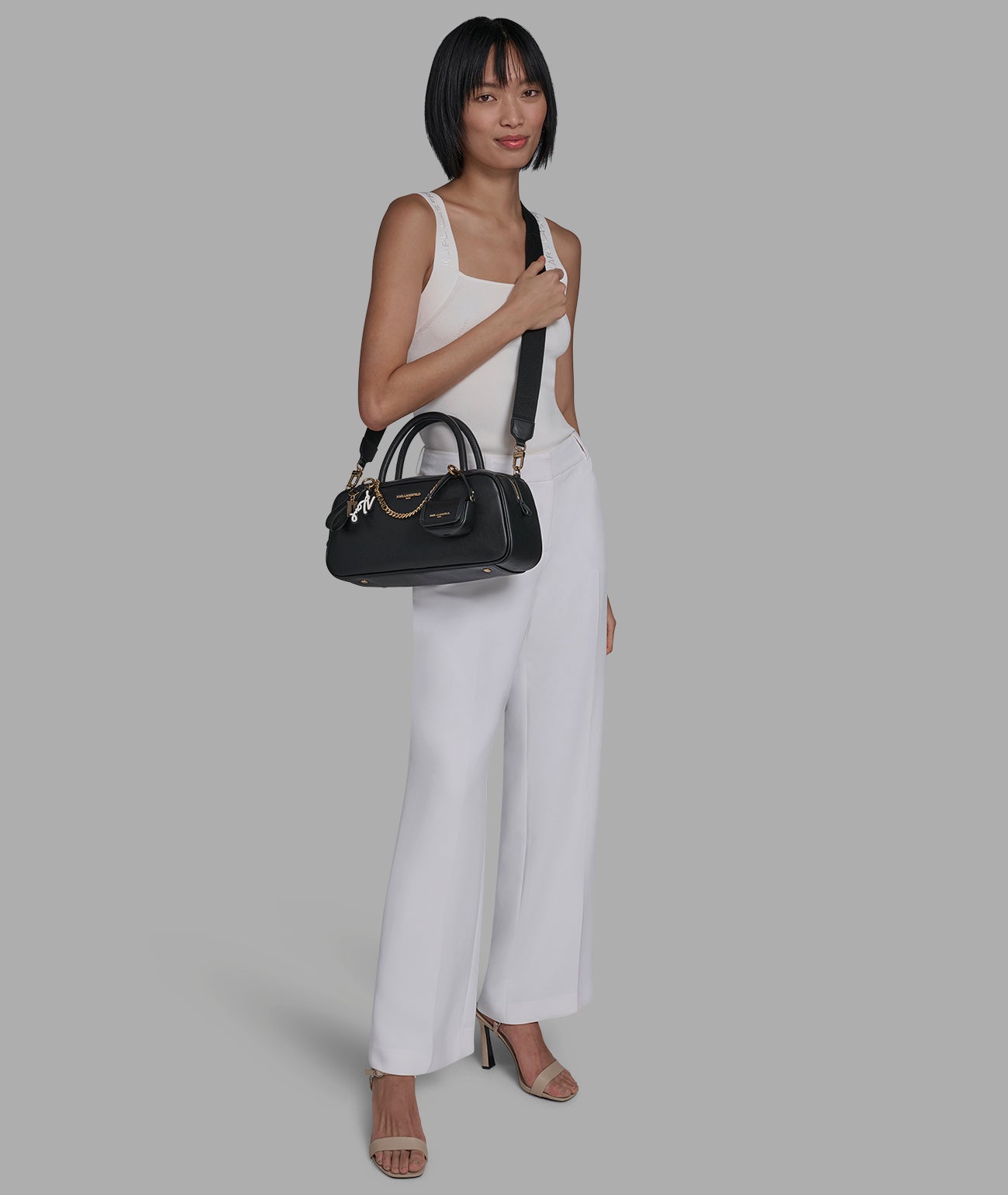 Zaylia Large Satchel With Chain & Mini Bag | Crossbodies