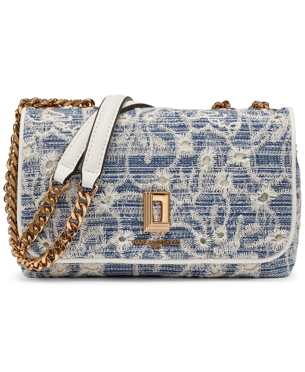 LAFAYETTE DENIM FLORAL MINI CROSSBODY VIEW 1