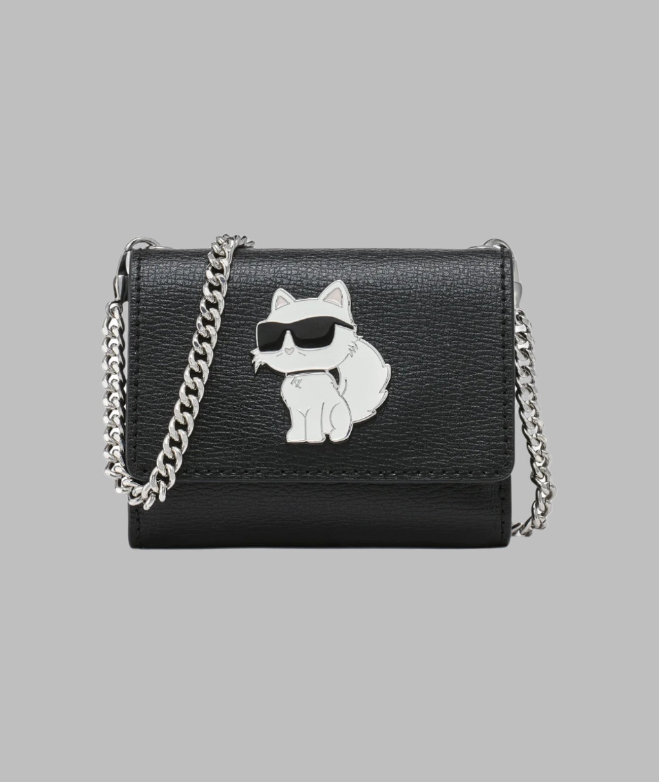 Choupette Pin Leather Small Wallet | Wallets | Karl Lagerfeld Paris
