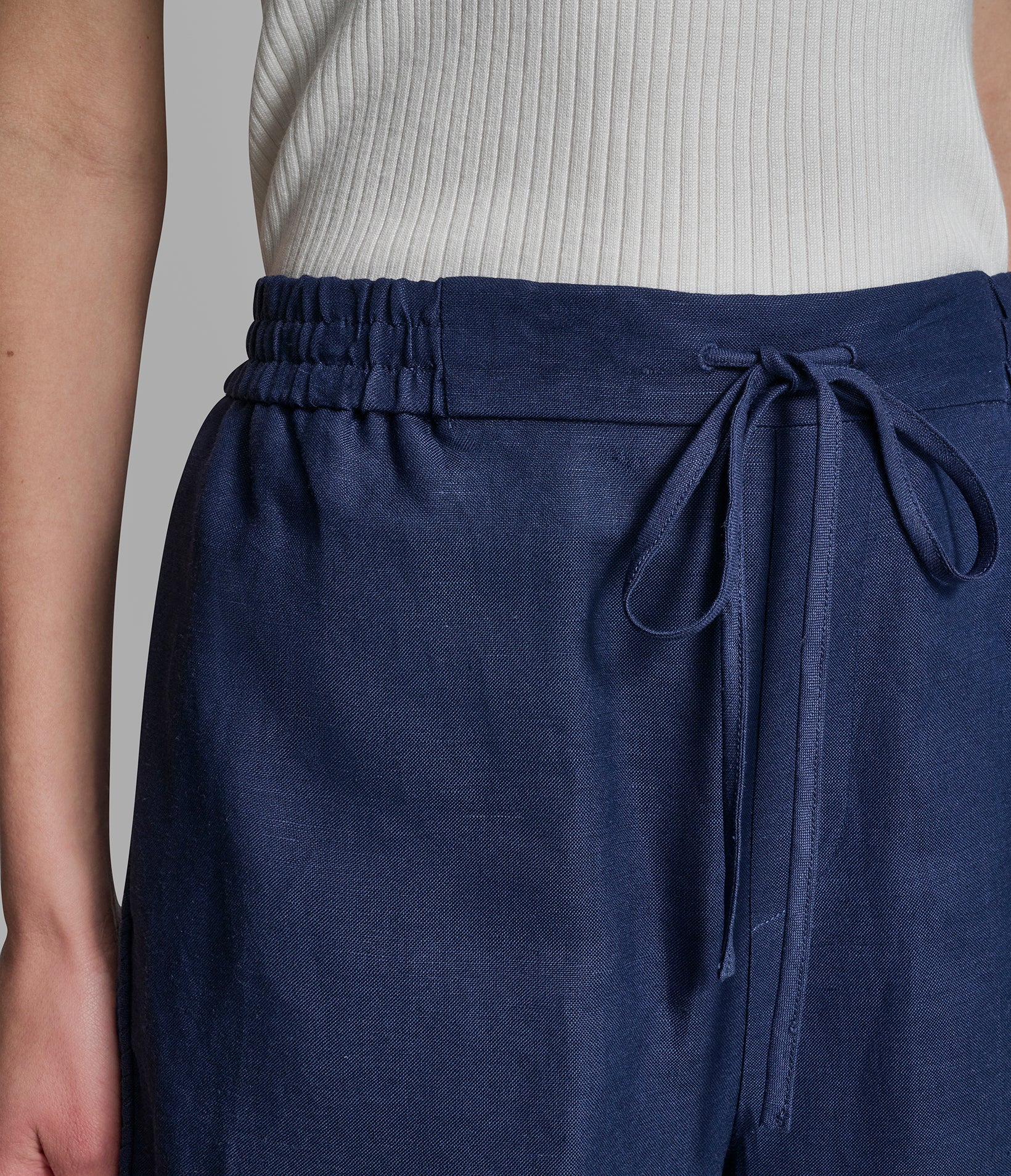 LINEN DRAWSTRING PANT VIEW 6 | New Arrivals
