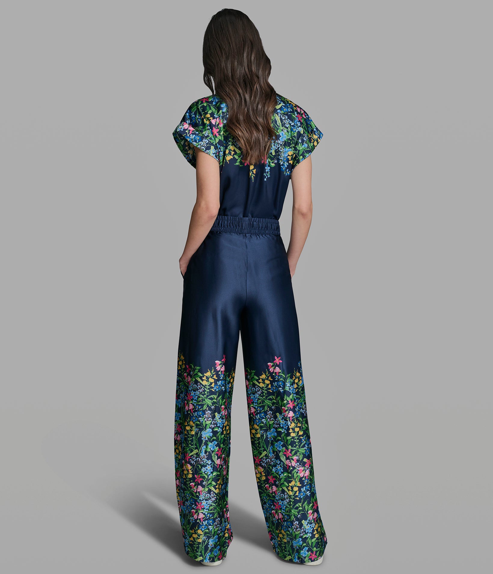 FLORAL PRINT WIDE-LEG PANT VIEW 5 | New Arrivals
