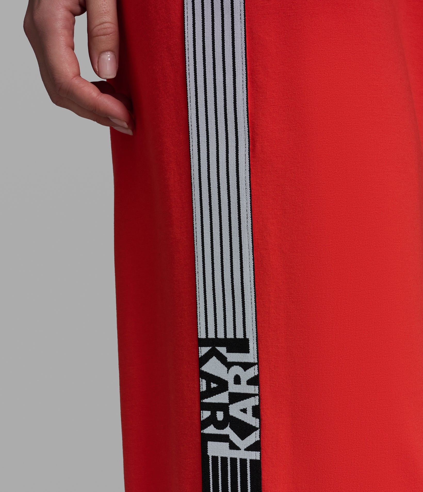 LOGO STRIPE WIDE LEG PANT VIEW 8 | Women's Athleisure & Activewear
