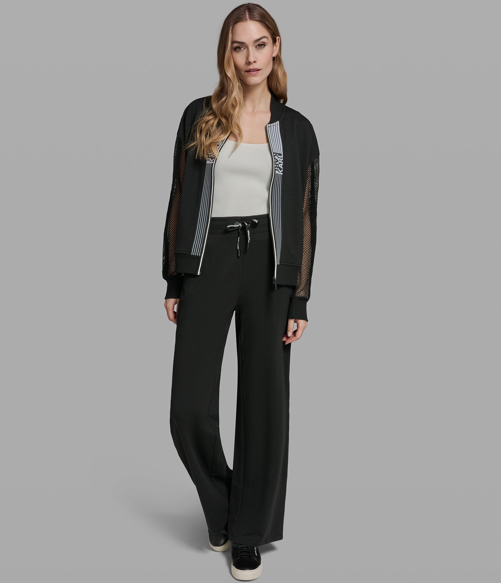 LOGO STRIPE WIDE LEG PANT VIEW 6