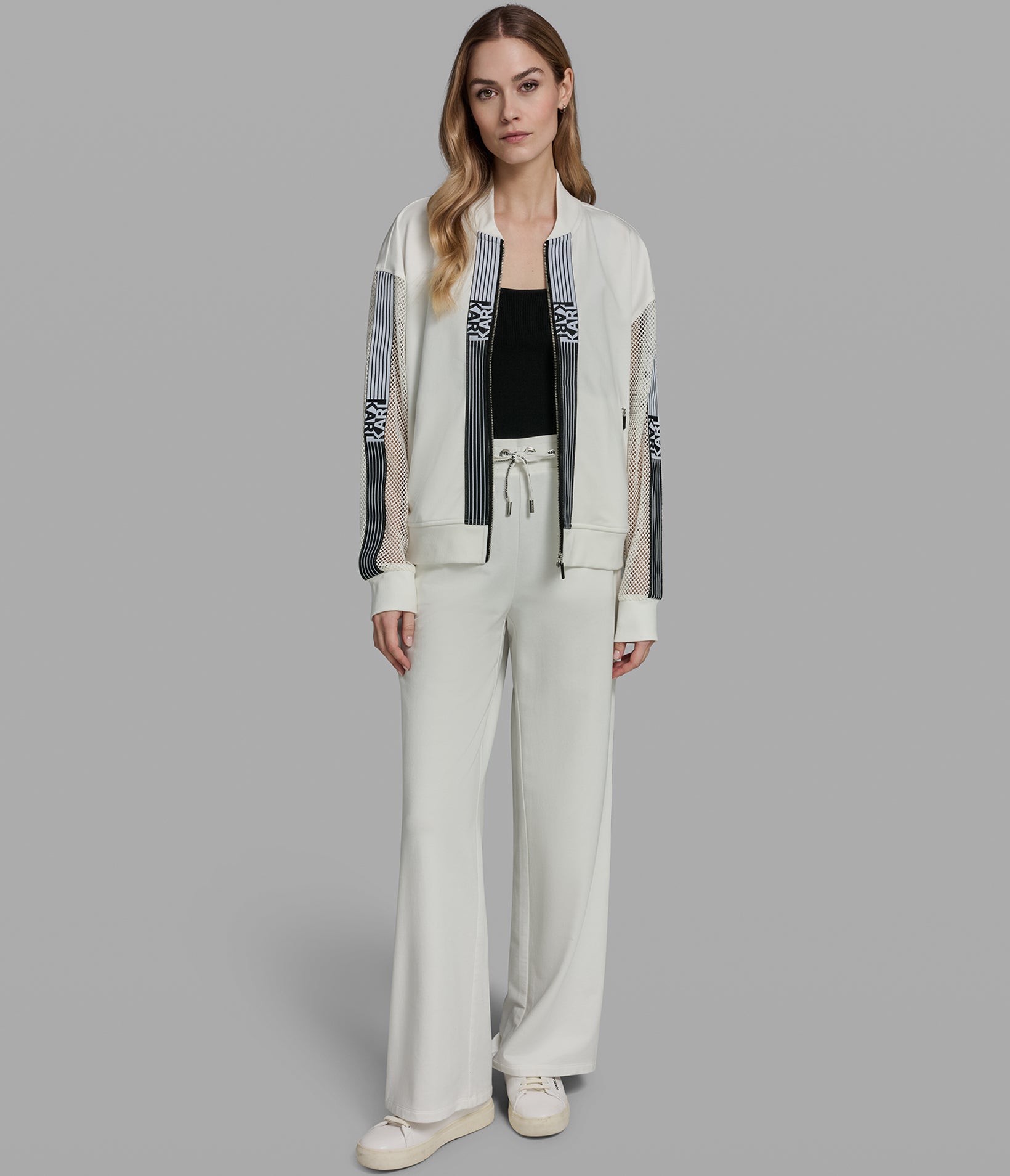 LOGO STRIPE WIDE LEG PANT VIEW 6