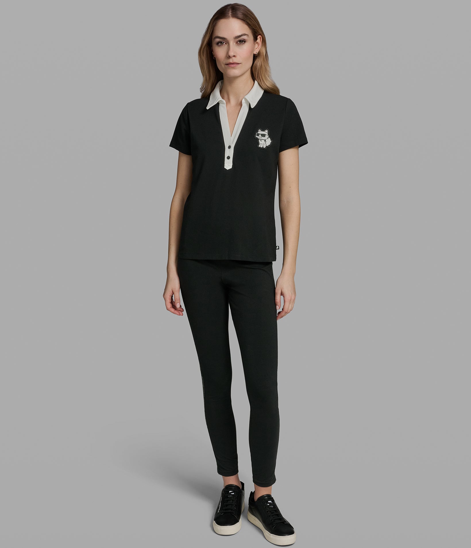 CHOUPETTE PIQUE POLO WITH PATCH VIEW 4 | New Women's Clothing